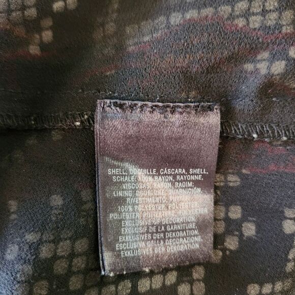 Anthropologie Floreat Abelia Beaded Fringe Geometric Dress Size Small - Picture 7 of 7